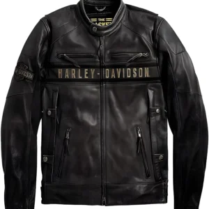 Black Mens Harley Davidson Jackets Mens Harley Riding Jacket Motorcycle Biker Black Real Leather Jacket