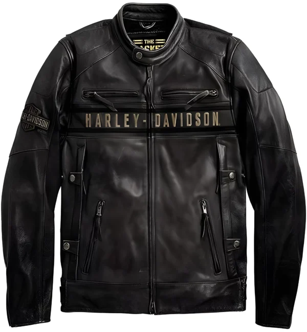 Black Mens Harley Davidson Jackets Mens Harley Riding Jacket Motorcycle Biker Black Real Leather Jacket