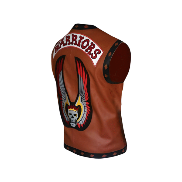 Men's Genuine Motorcycle Warrior Vest For Men Gangster Biker Vest - Image 4