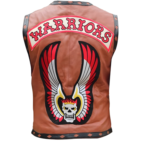 Men's Genuine Motorcycle Warrior Vest For Men Gangster Biker Vest